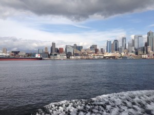View of Seattle from the Ferry
